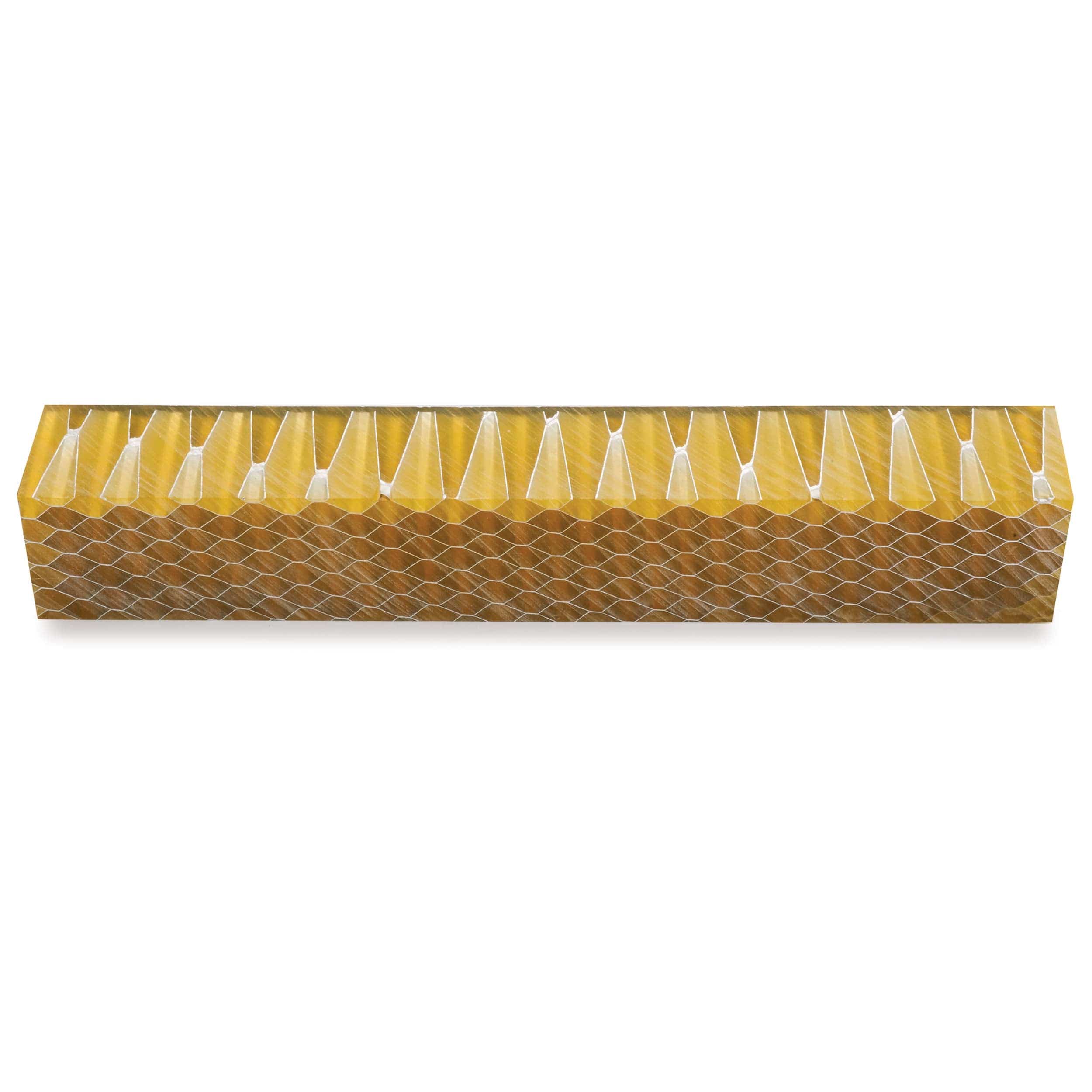 Honeycomb Acrylic Pen Blank - 3/4" x 3/4" x 5" - Image 17