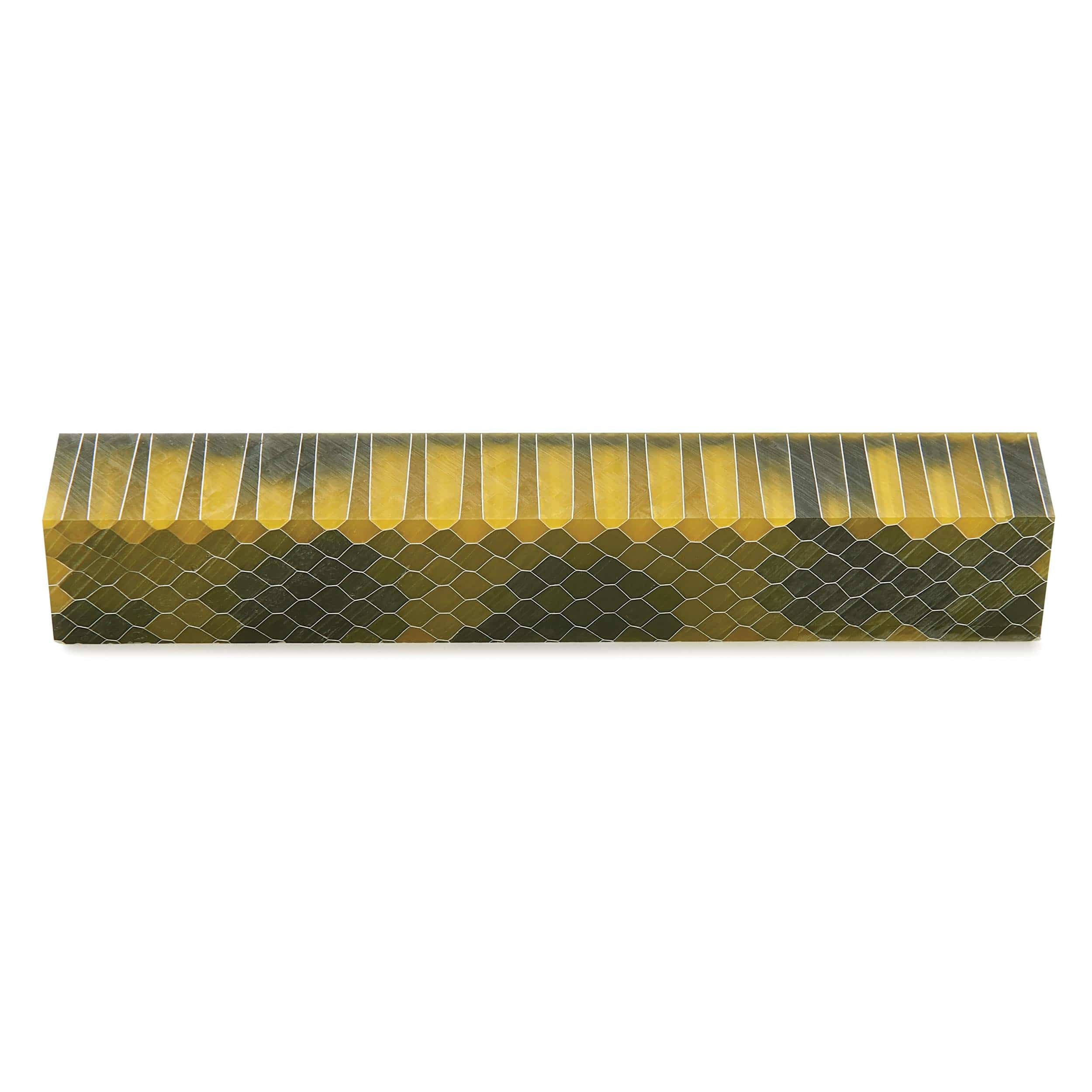 Honeycomb Acrylic Pen Blank - 3/4" x 3/4" x 5" - Image 3
