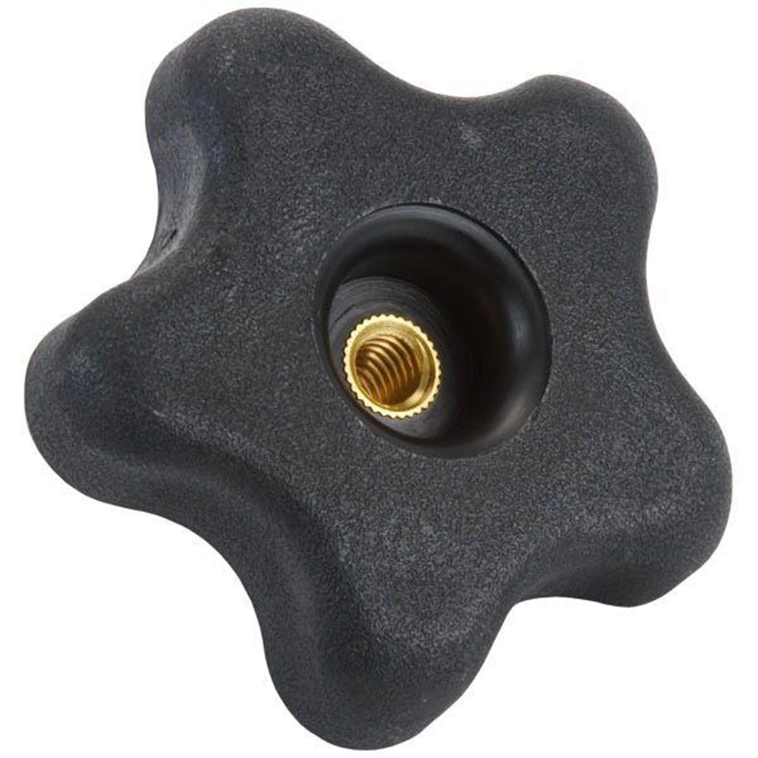Knob - Five Star with Through Hole - 18 Insert - 5/16"