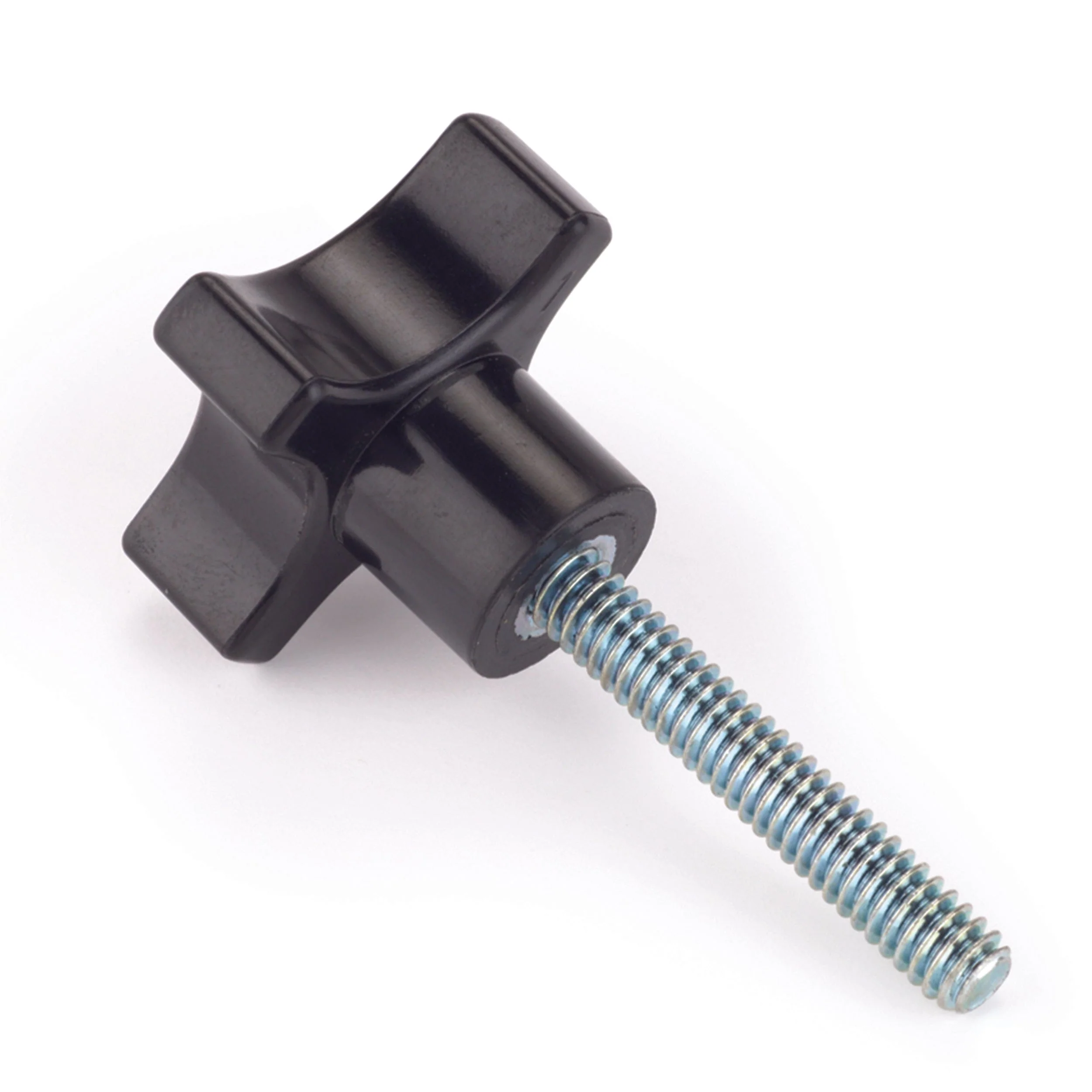 Knob, Four Arm with 5/16"-18 x 1-1/2" Stud