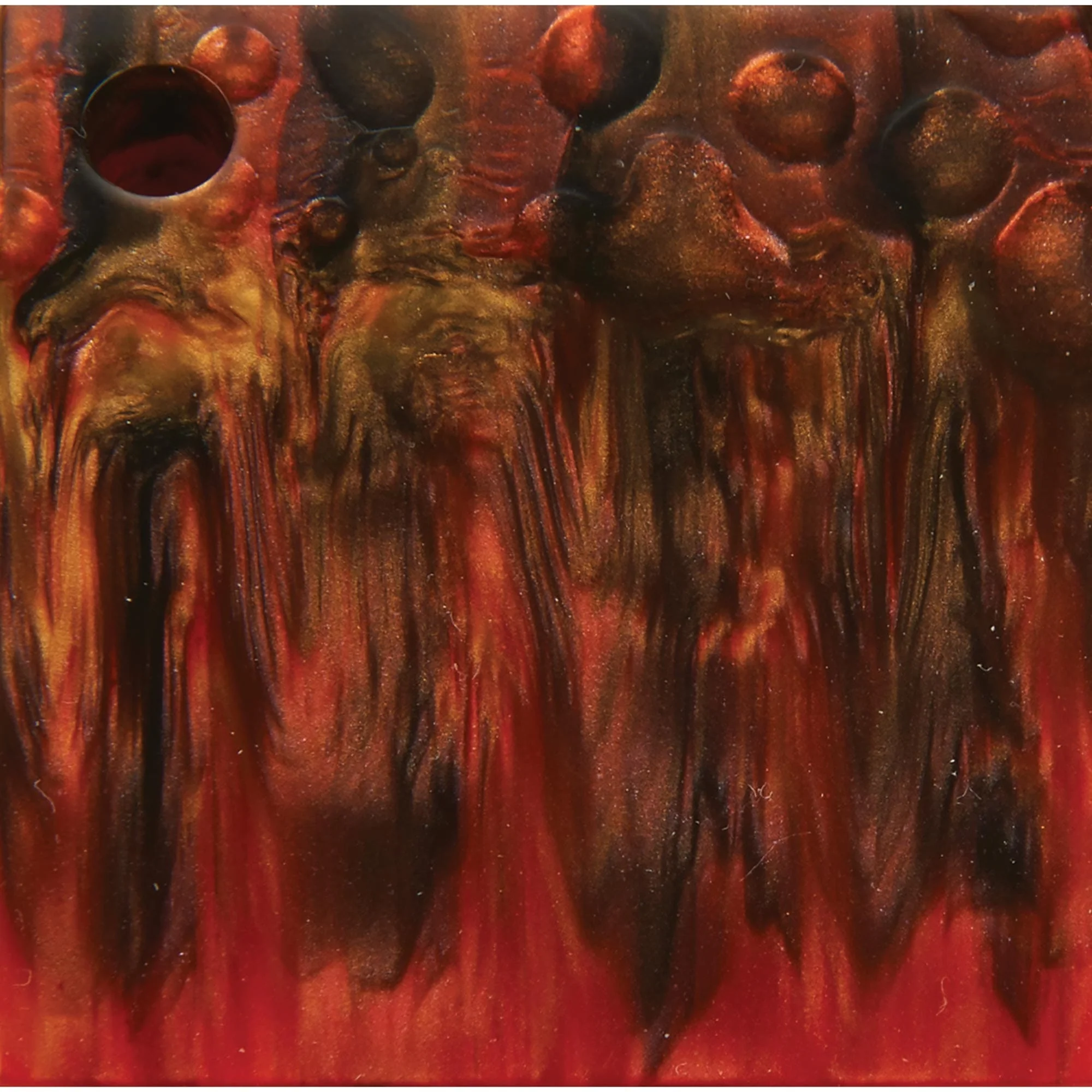 Poly Resin Knife Scales - 15/64" x 2" x 7" - Molten Lava - Pair - Image 5
