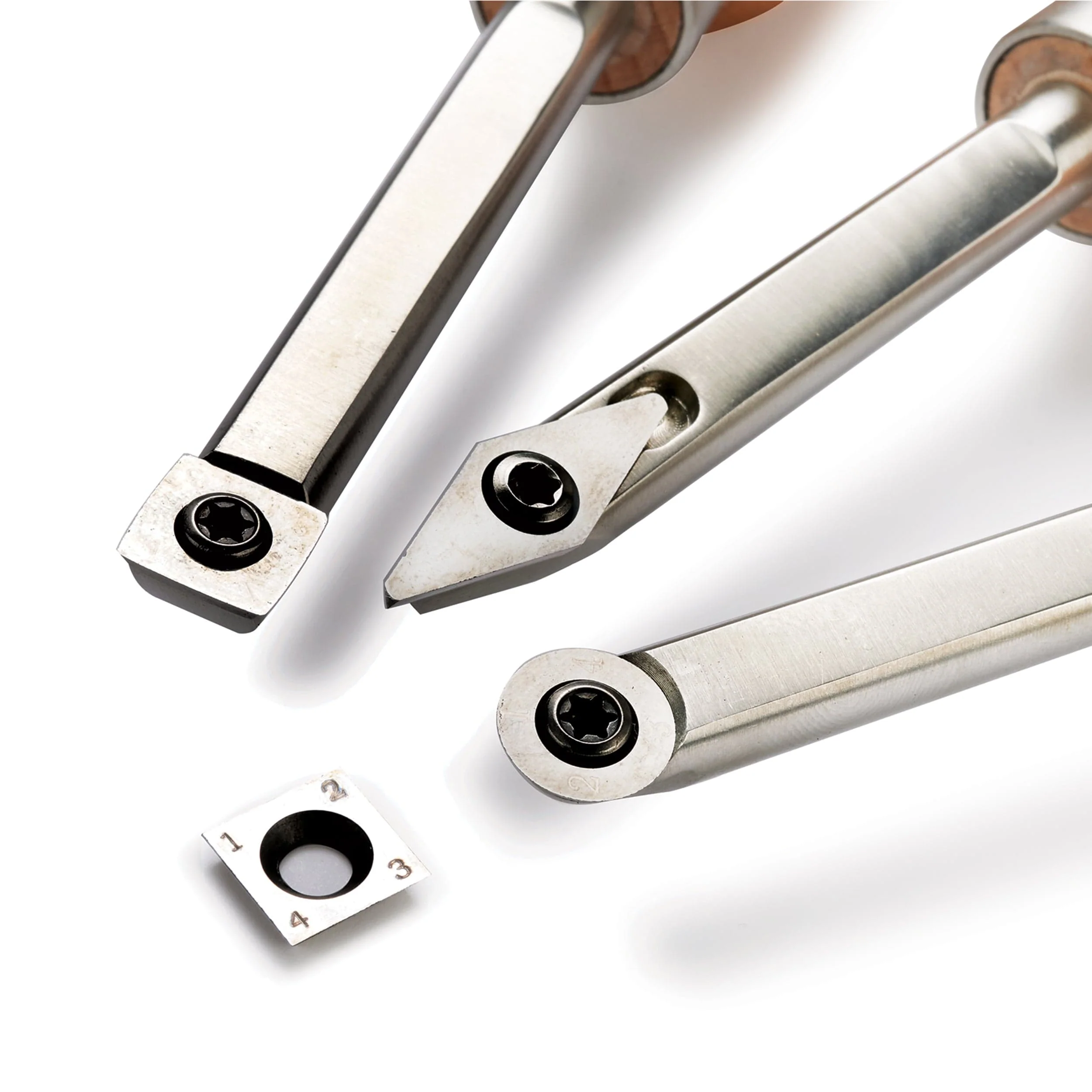 Replaceable Tip Carbide Turning Tool Set - 3 Piece - Image 4