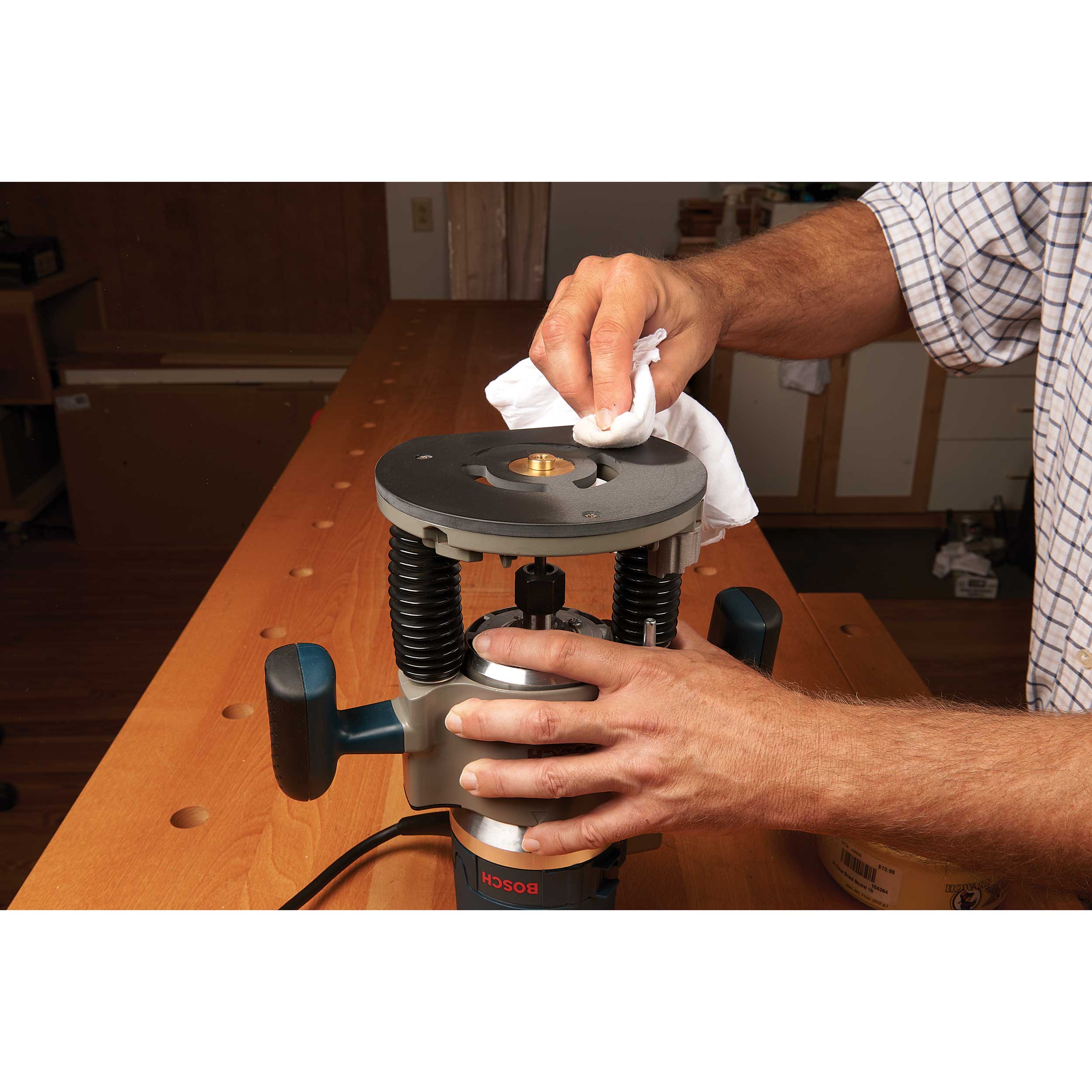 Router Baseplate - Bosch 1617 - Plunge Base - Image 4