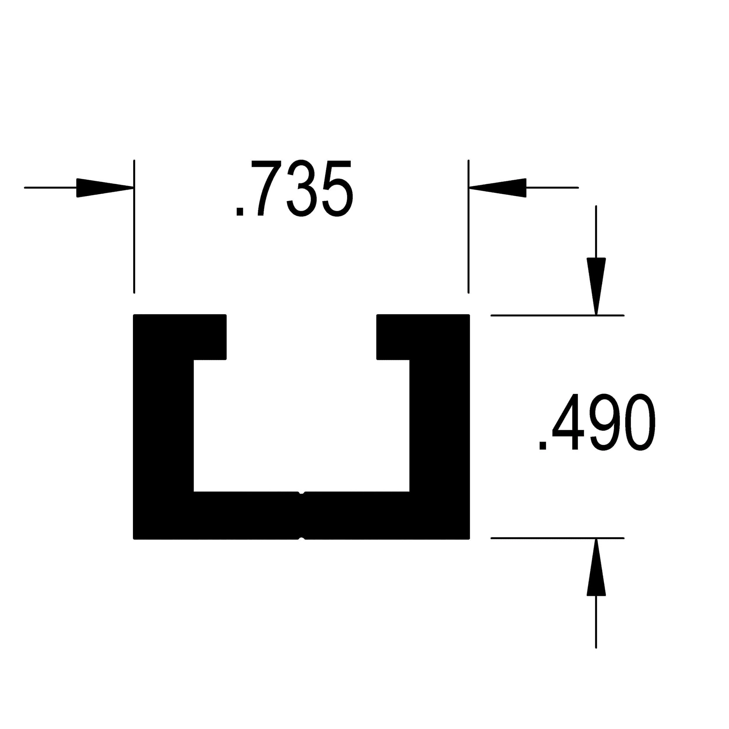Standard 1/4" T-Track - 24" Length - Image 5