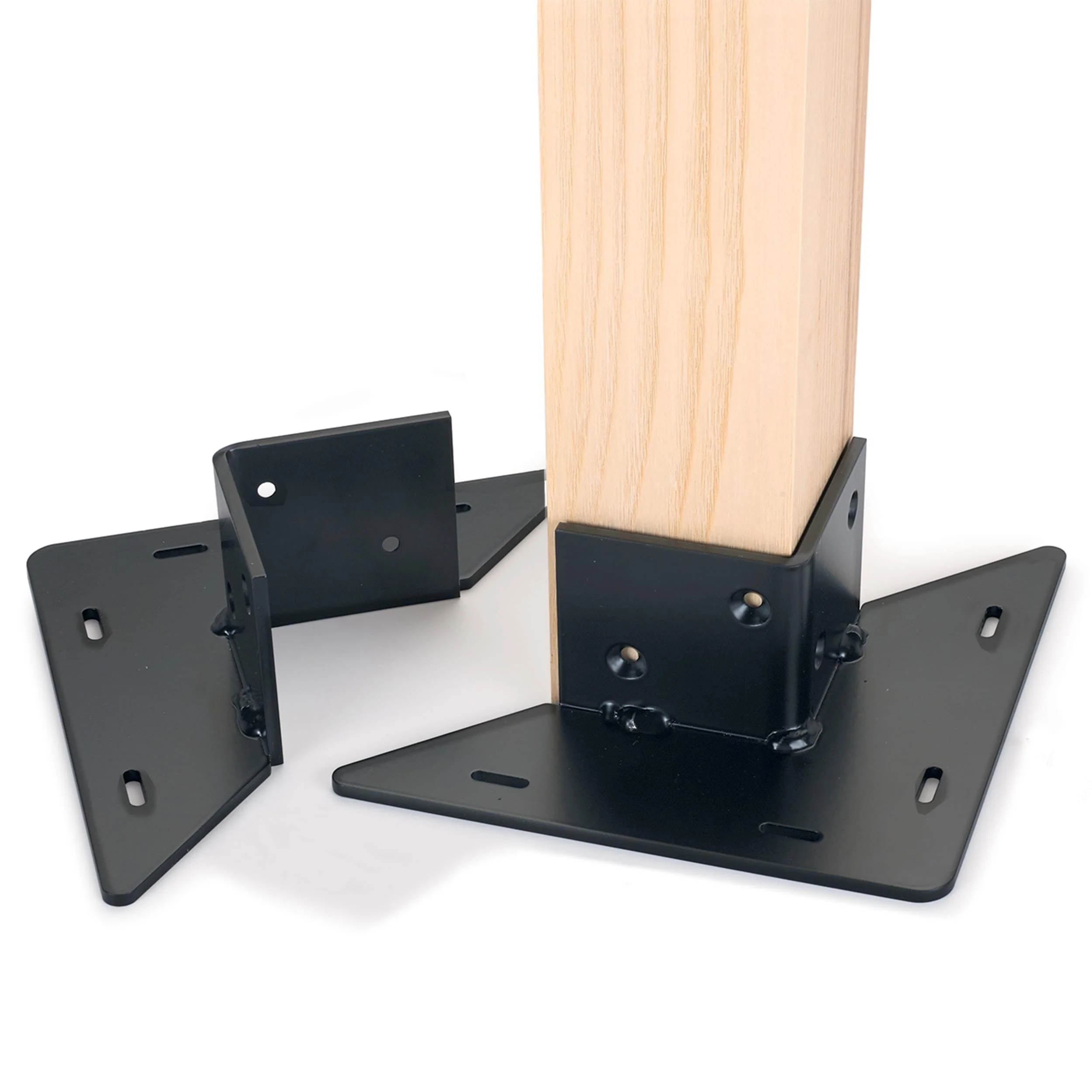 Table Leg Brackets for One Leg - 2-1/2" - 2 Piece Set - Image 2
