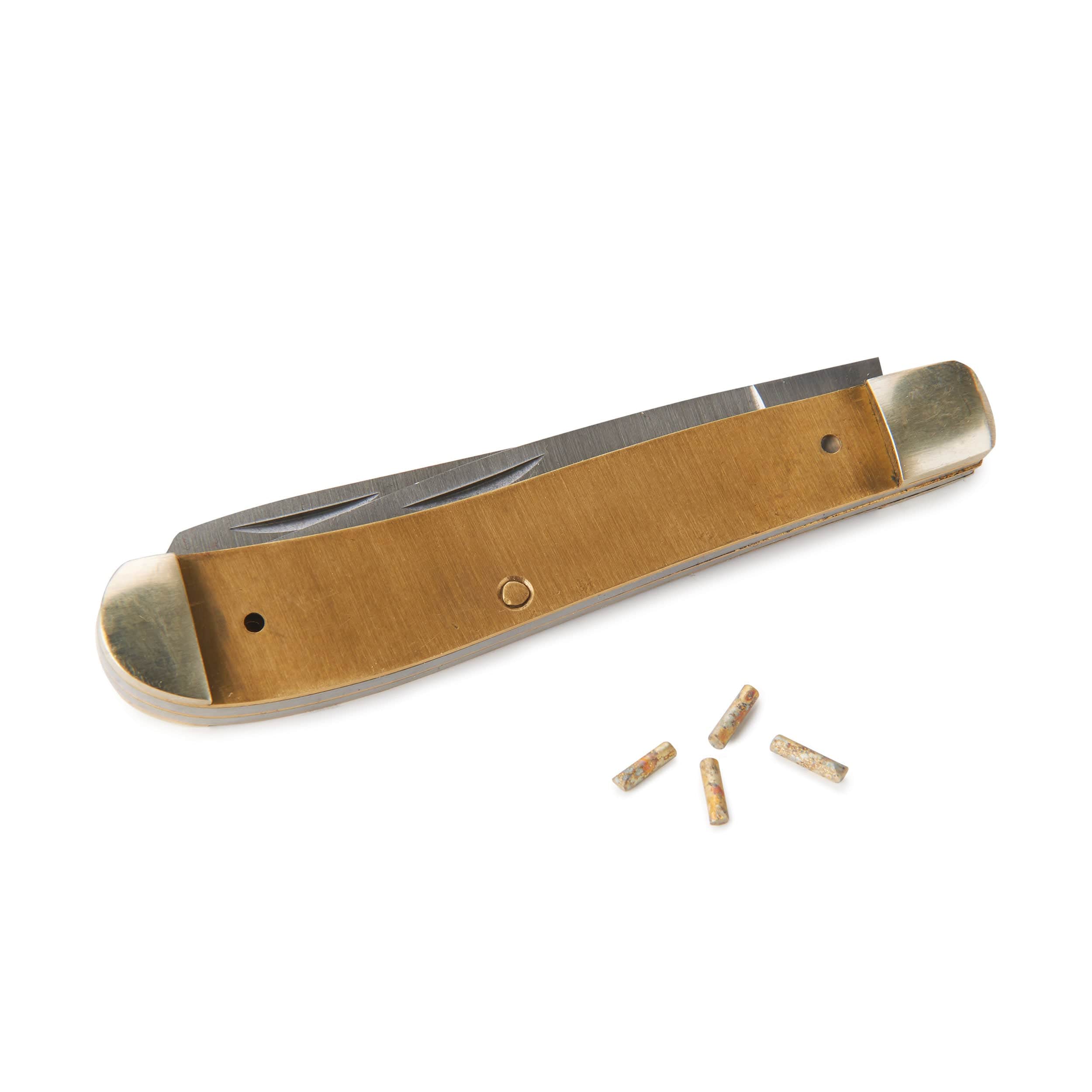 Trapper Two Blade Pocketknife for Hunting and Fishing - 6-7/8" - Unfinished Kit - Image 3