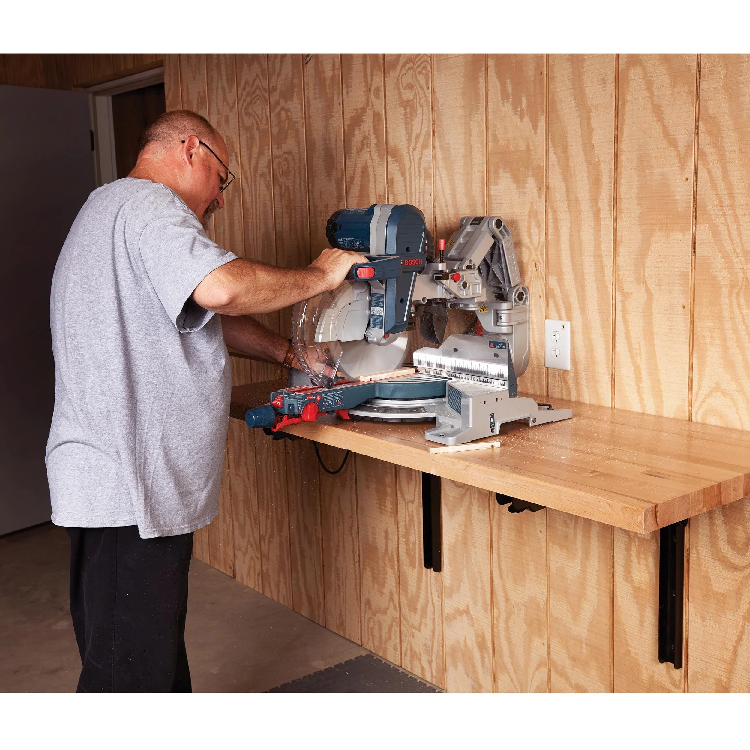 Wall Mounted Folding Workbench Brackets - Pair - Image 8