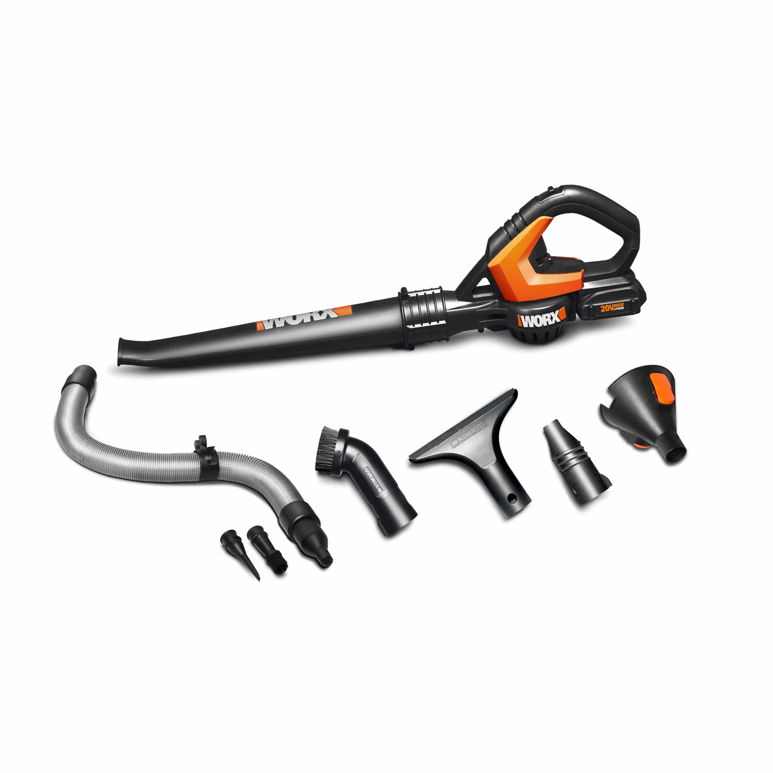 20V Cordless Li-Ion Sweeper/Blower with AIR Accessories, Model WG545.1