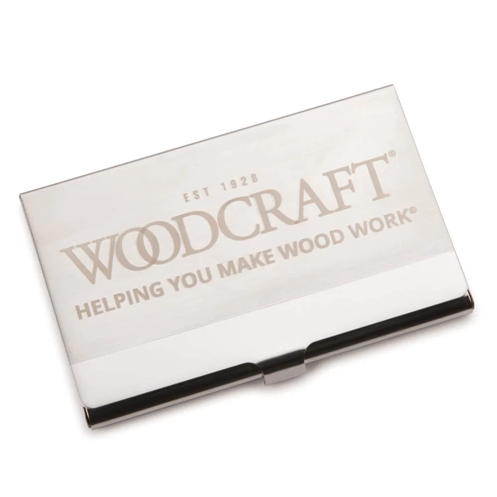 Engravable Metal Business Card Holders - Aluminum - 2 Piece - Image 3